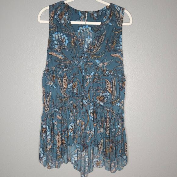 Free People. Lue Haze Floral Tunic - Picture 3 of 7